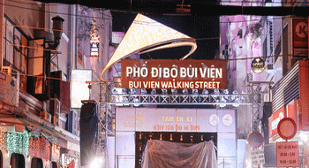 Ho Chi Minh City in Vietnam opened the Bui Vien Pedestrian Street
